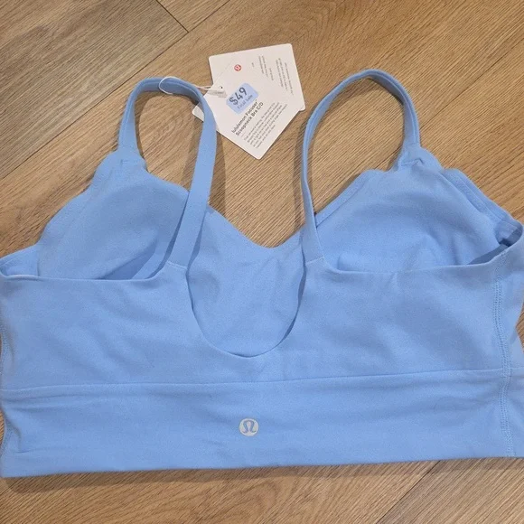 lululemon athletica Scoopneck Light Blue Bra - Picture 4 of 5